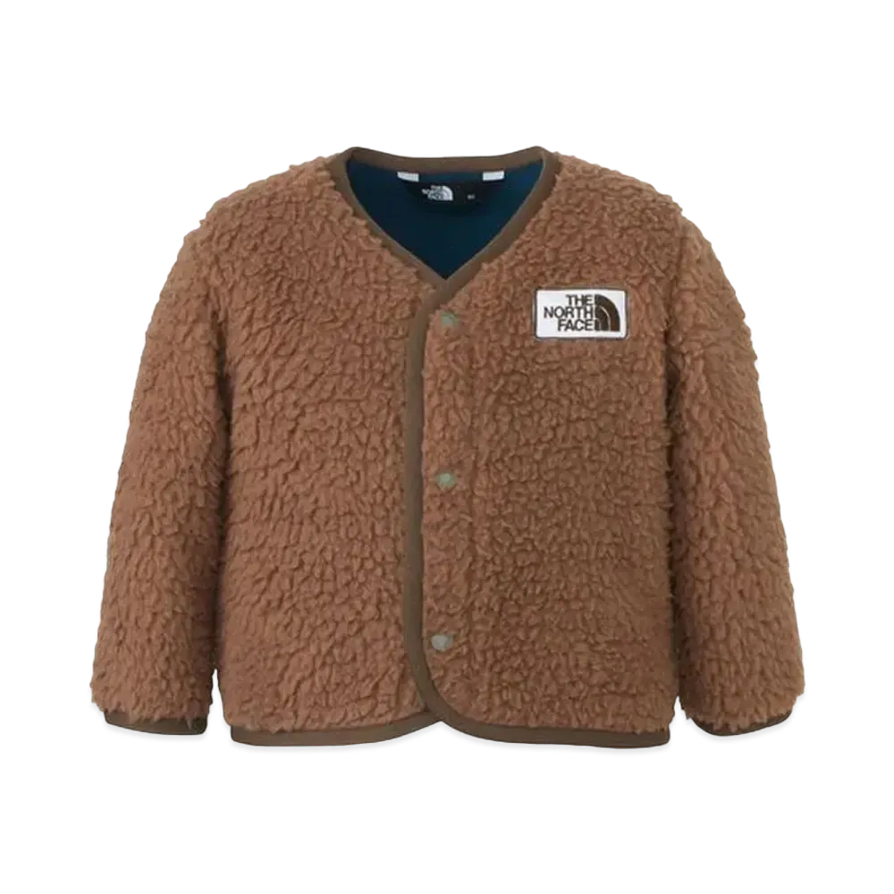 The North Face Cuddle Fleece Cardigan (Baby) "Latte"