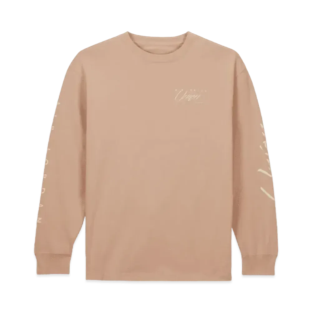 Jordan x UNION Long Sleeve Tee "Pink Beige"