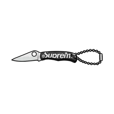 Supreme x Spyderco Bug Knife "Black"