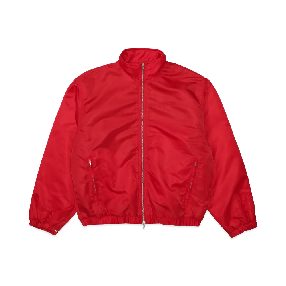 Supreme Stand Collar Lined Nylon Jacket "Red"