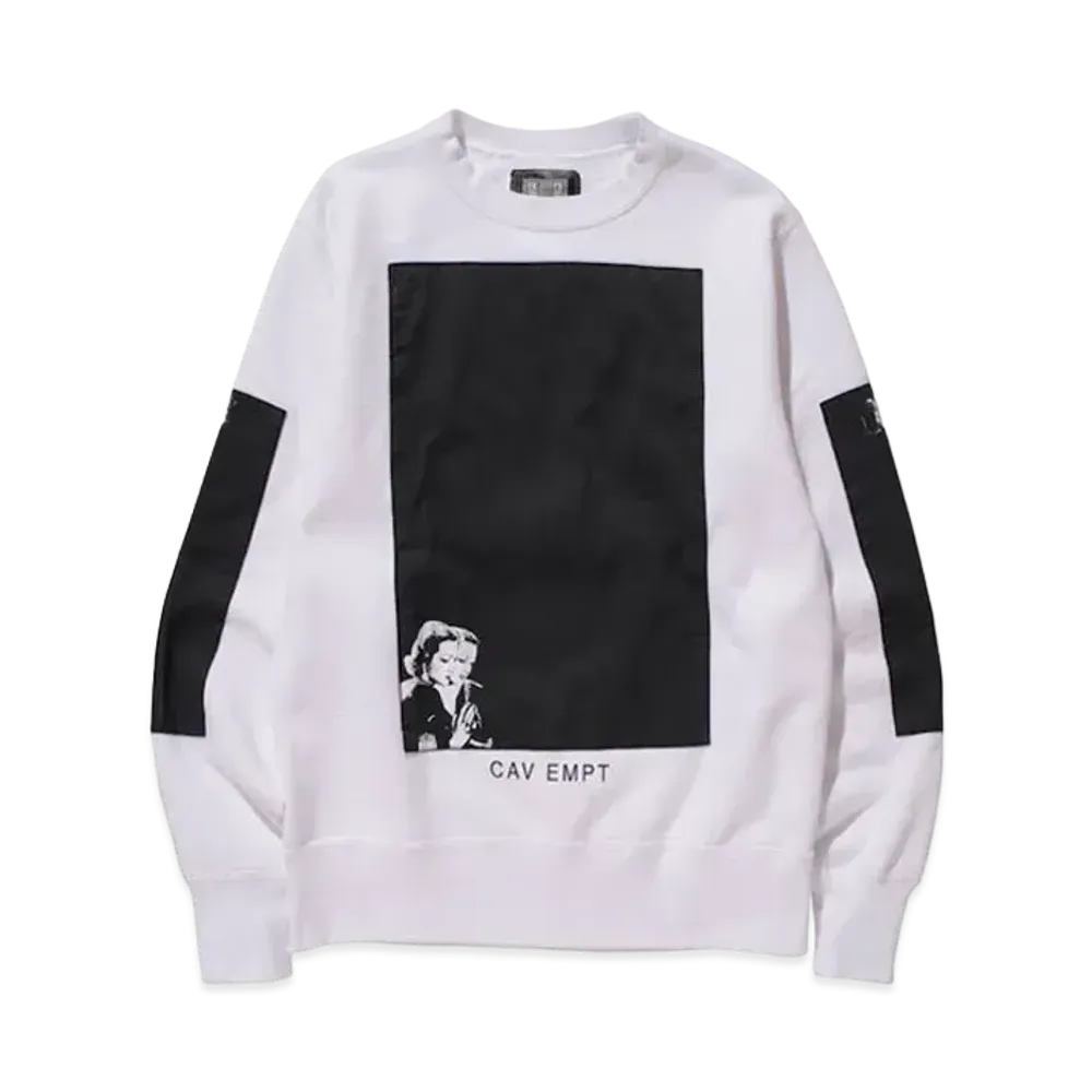 Cav Empt (C.E) BLACK ROOMS CREW NECK "White"
