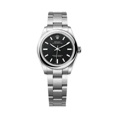 ROLEX Oyster Perpetual 31mm Oystersteel 277200 "Black"