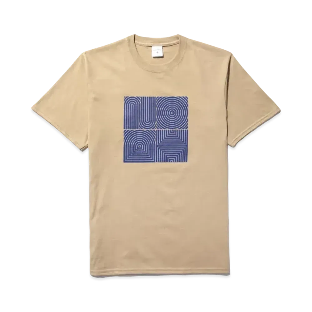 Noah Fingerprint Tee "Sand"