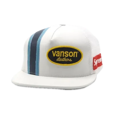 Supreme x Vanson Leathers Mesh Back 5-Panel "White"