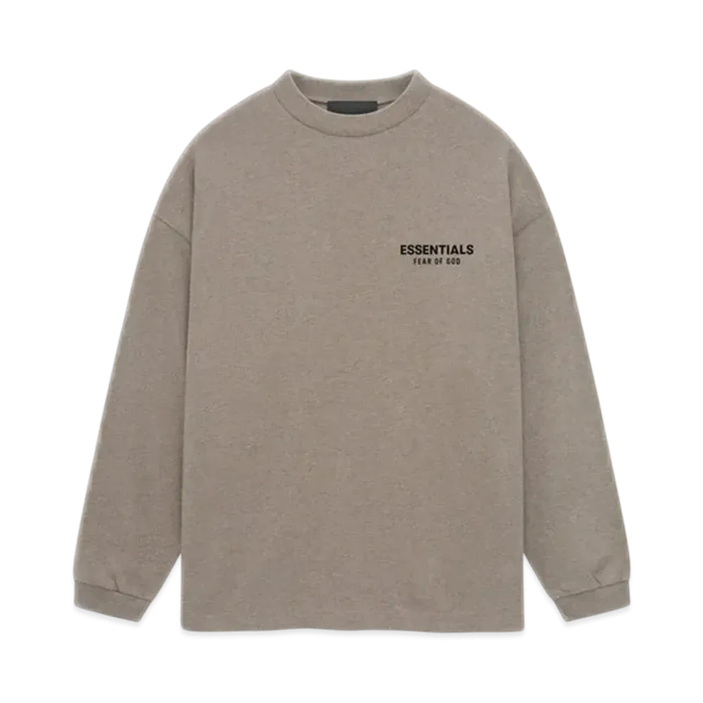 FEAR OF GOD Essentials Jersey Long Sleeve T-Shirt "Heather Gray"