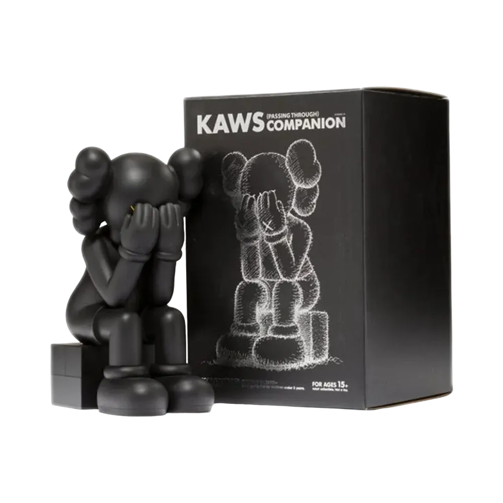 KAWS Passing Through Companion Vinyl Figure (2013) "Black"