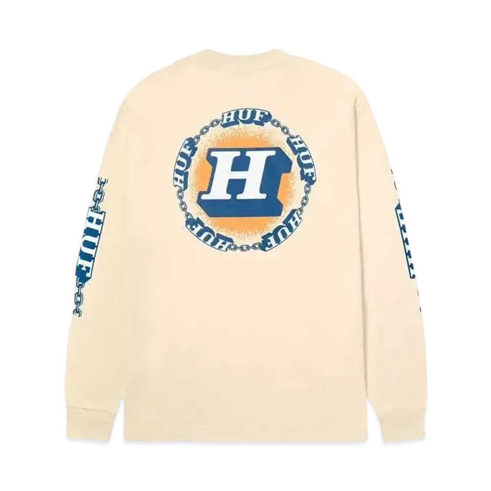 HUF Spring 24 Dependable Ls Tee "Wheat"