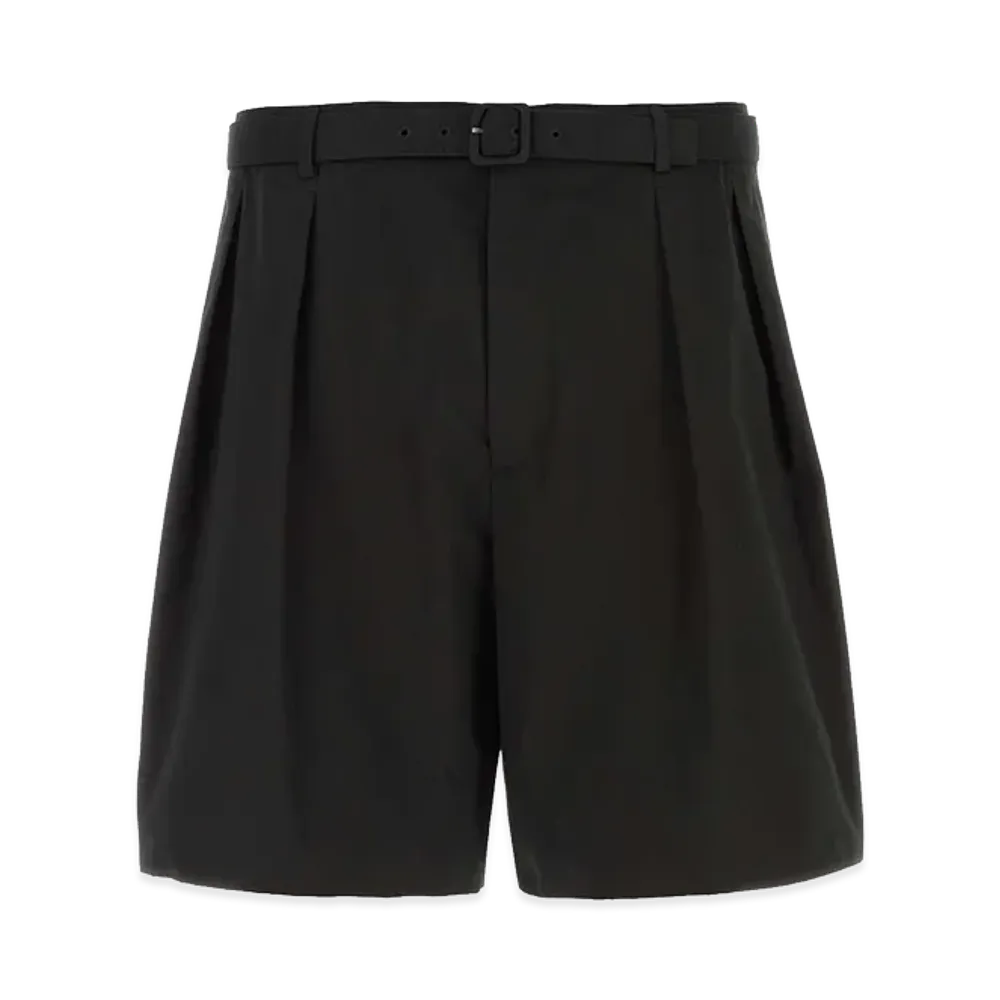 Saint Laurent Poplin Bermuda Shorts "Black"