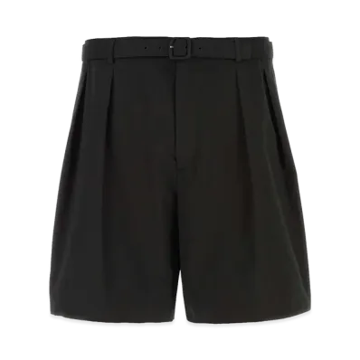 Saint Laurent Poplin Bermuda Shorts "Black"