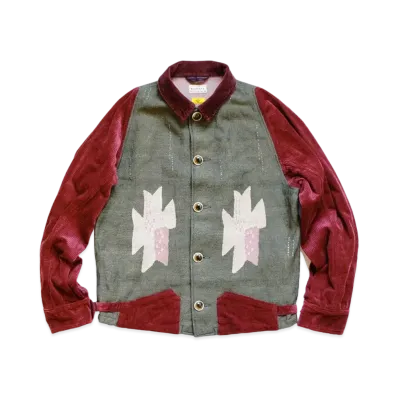 KAPITAL WOOL GABETEGA CHIMAYO JACKET "Green"