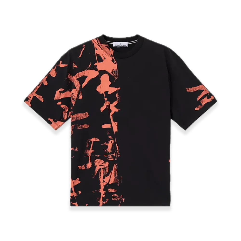 Stone Island 2100036 Combed Organic Cotton Jersey "Black"