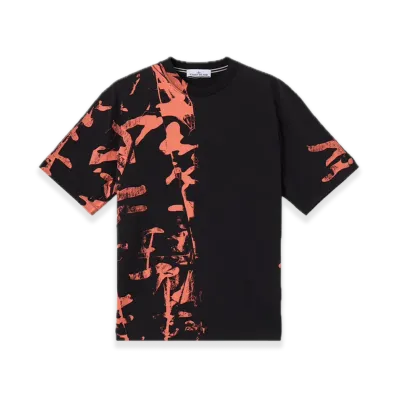 Stone Island 2100036 Combed Organic Cotton Jersey "Black"