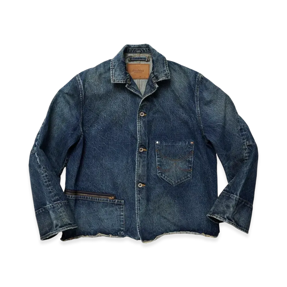 doublet Used Finish Denim Jacket "Indigo"