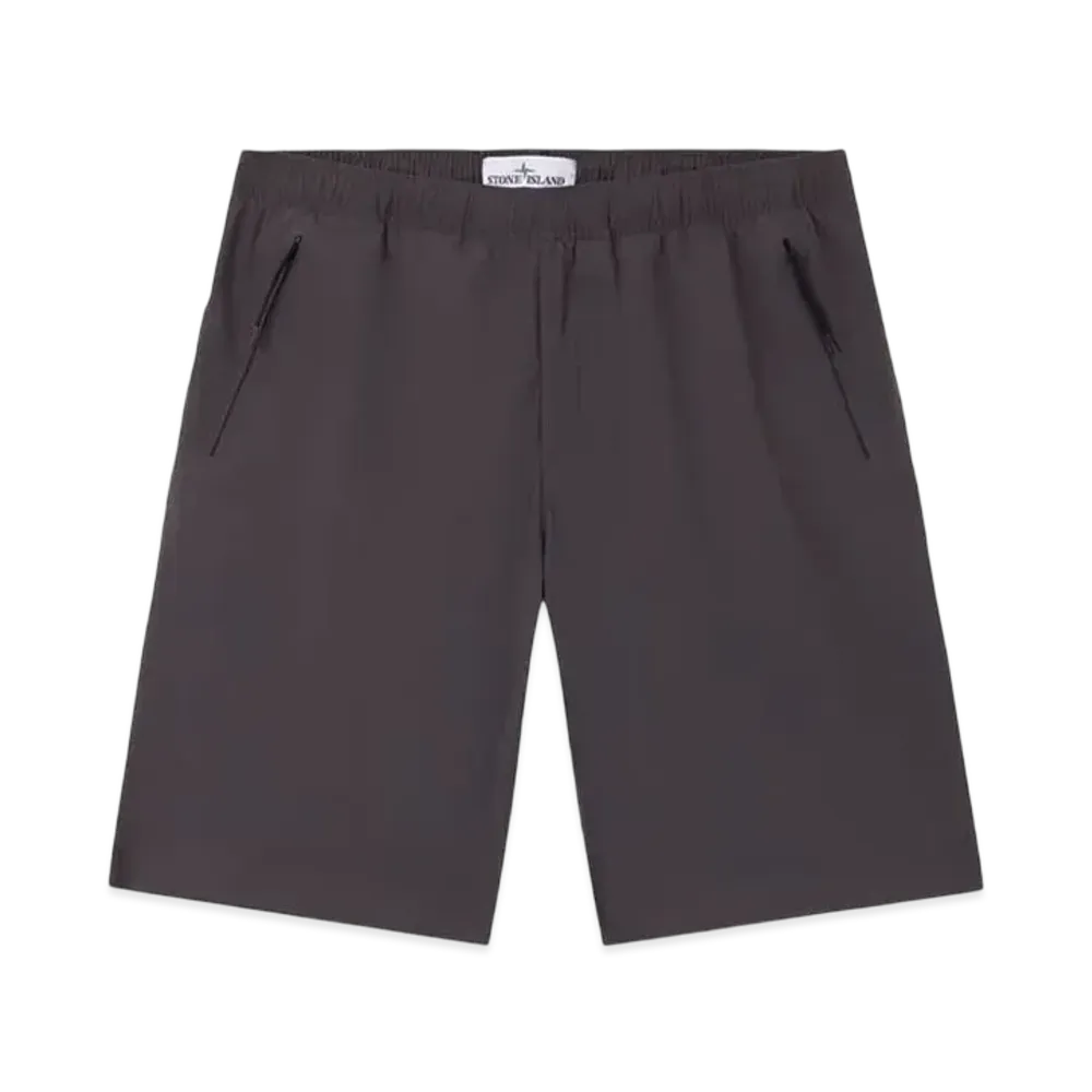 Stone Island Stellina L100002 BI-Stretch Nylon Tela "Lead Gray"