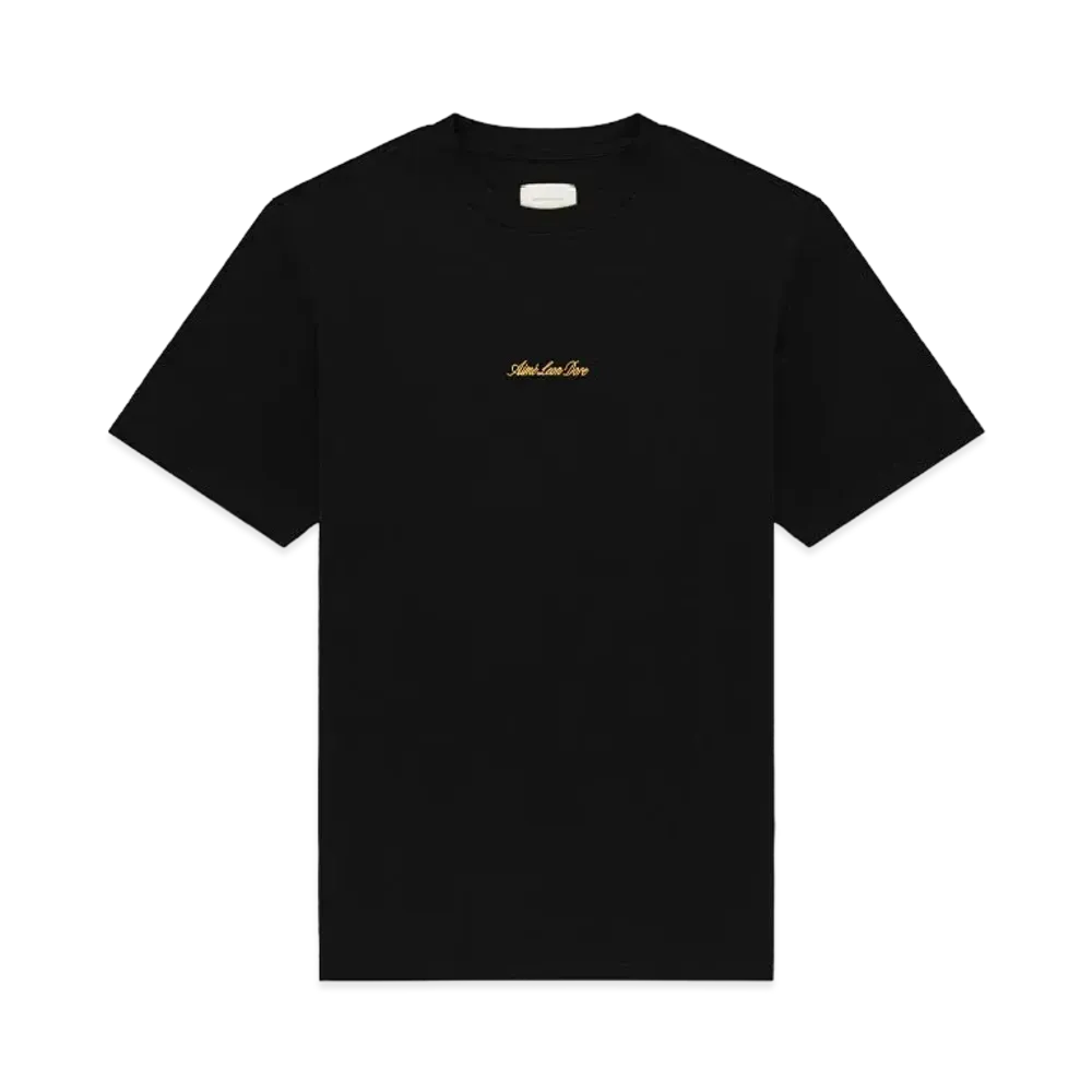 Aime Leon Dore Embroidered Logo Tee "Black"