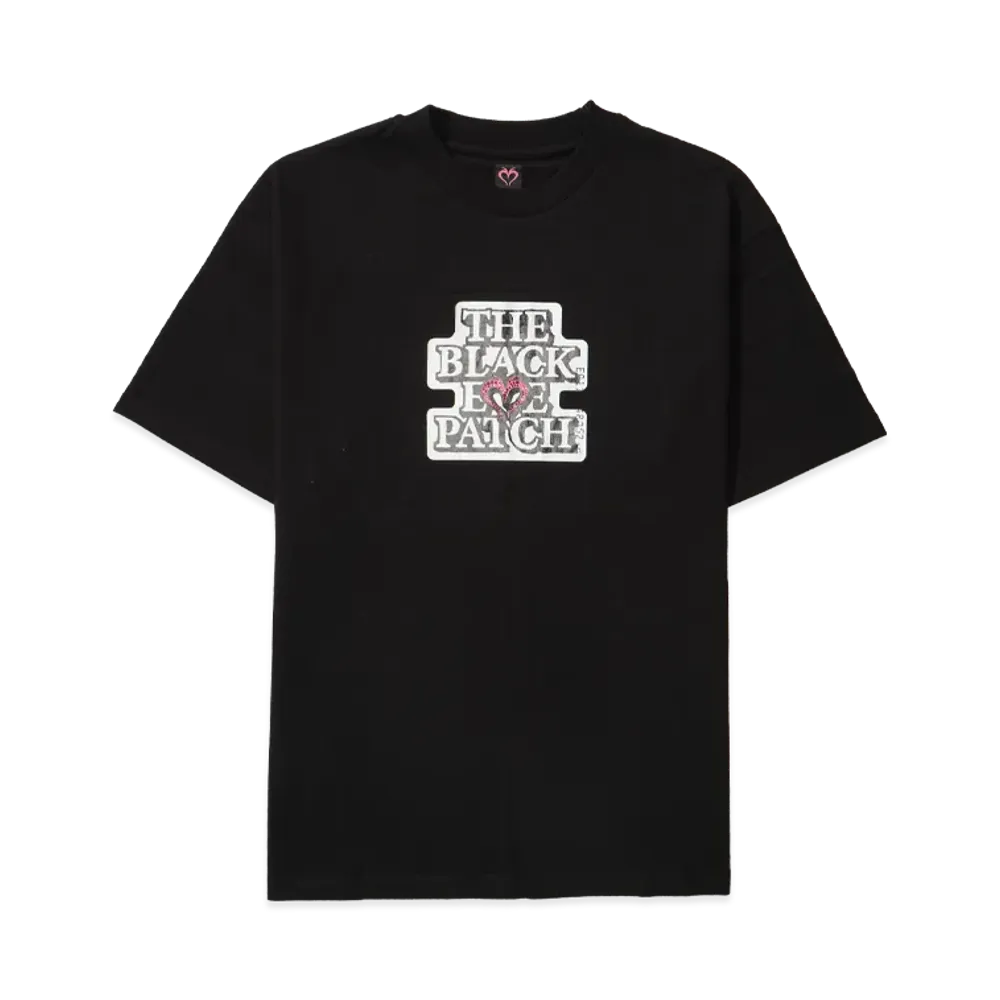 BlackEyePatch WOMEN x MOUSSY Bep OG Rhinestone Tee "Black"