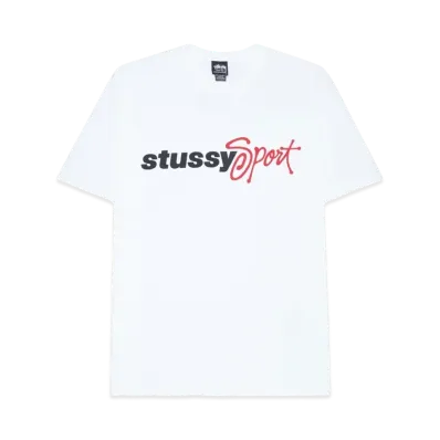 Stussy Sport Script Tee "White"