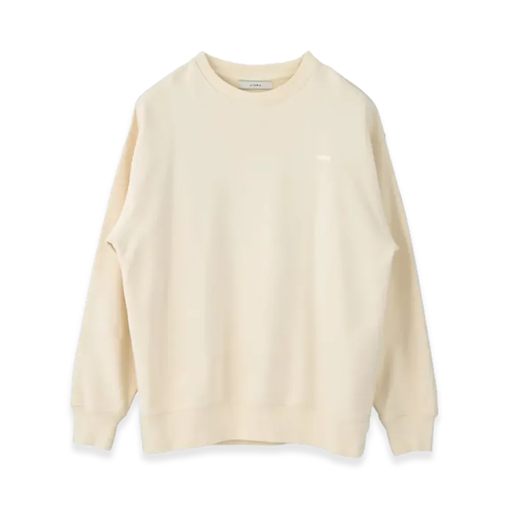 JieDa Overdye Embroidery Sweat Crew "Ivory"
