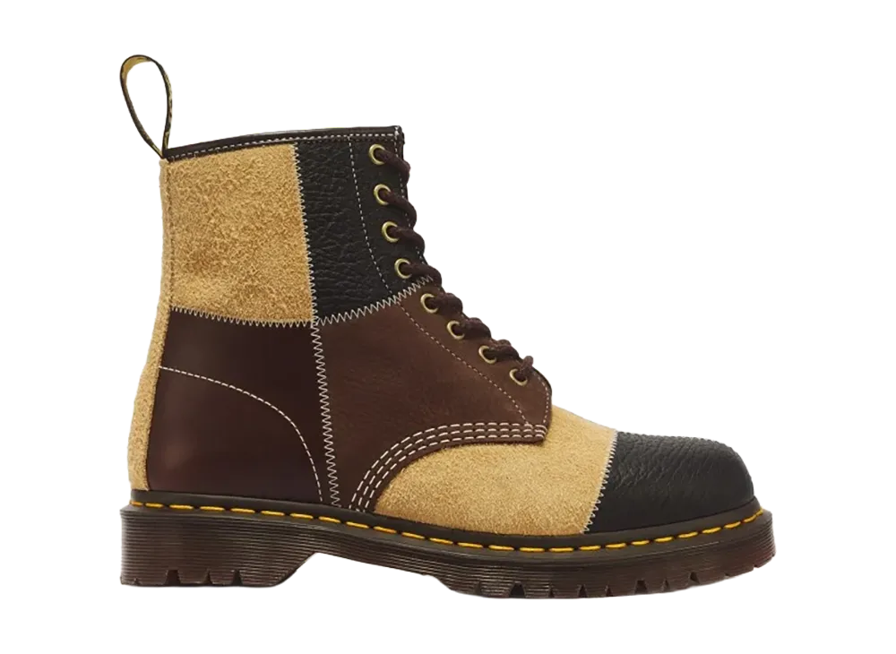 Dr.Martens 1460 Pwrk 8-Eye Boot "Butterscotch/Dark Brown/Black"