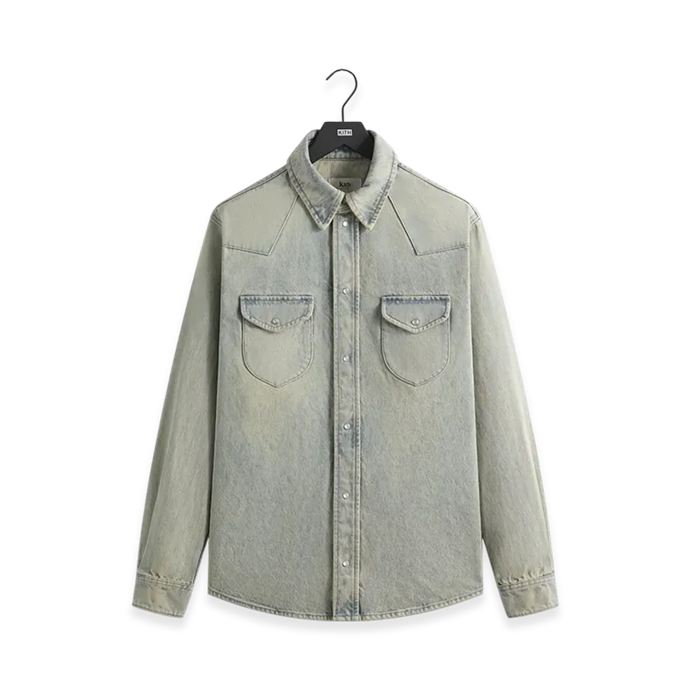 Kith Webster Denim Shirt "Keaton Wash"