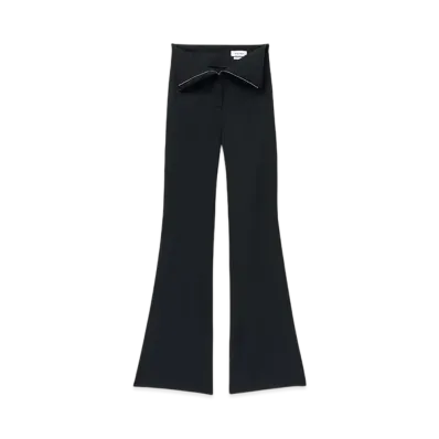 Alexander McQUEEN Foldover Waist Tailored Pants "Black"
