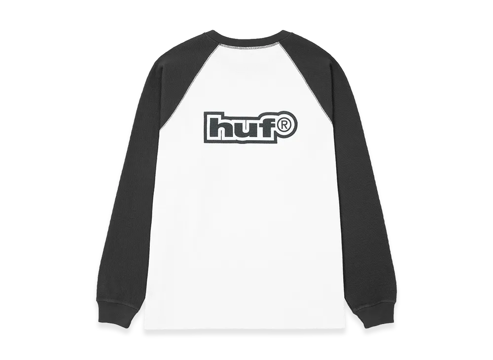 HUF 89 Outline LS Raglan "Black"