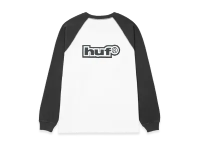 HUF 89 Outline LS Raglan "Black"