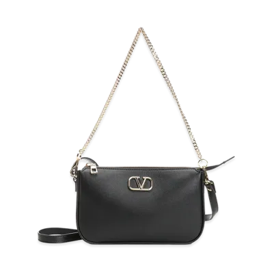 Valentino Women's "Vlogo" Mini Shoulder Bag "Black"