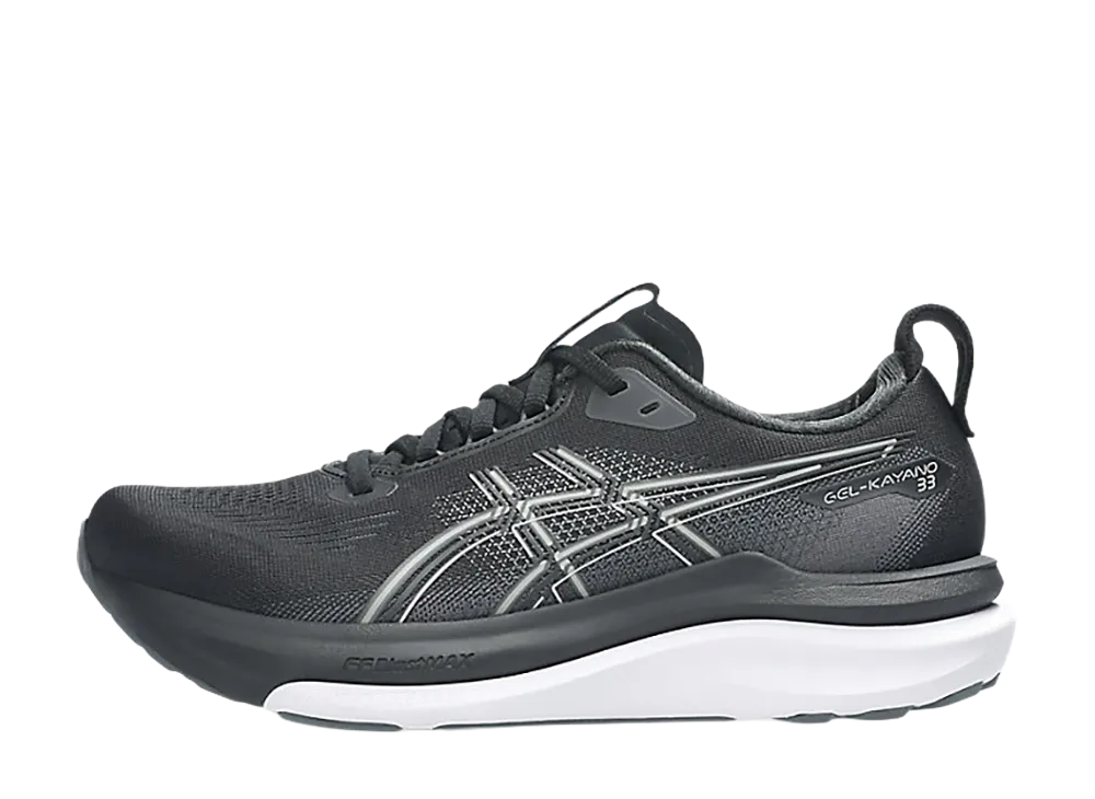 Asics Women's Gel-Kayano 33 Narrow "Black/White"