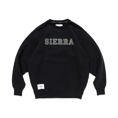 WTAPS Academy / Sweater / Cotton / SIERRA "Black"
