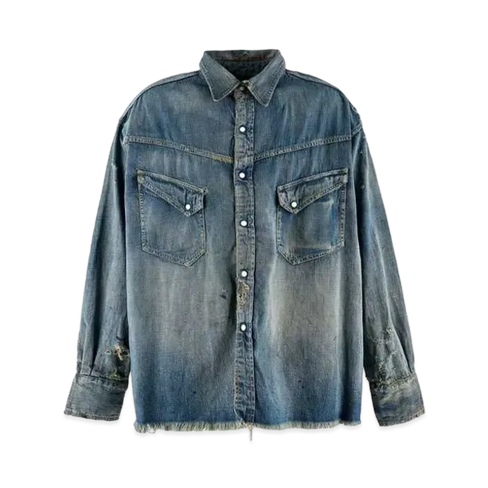 SAINT Mxxxxxx  23AW Denim Shirt "Blue"