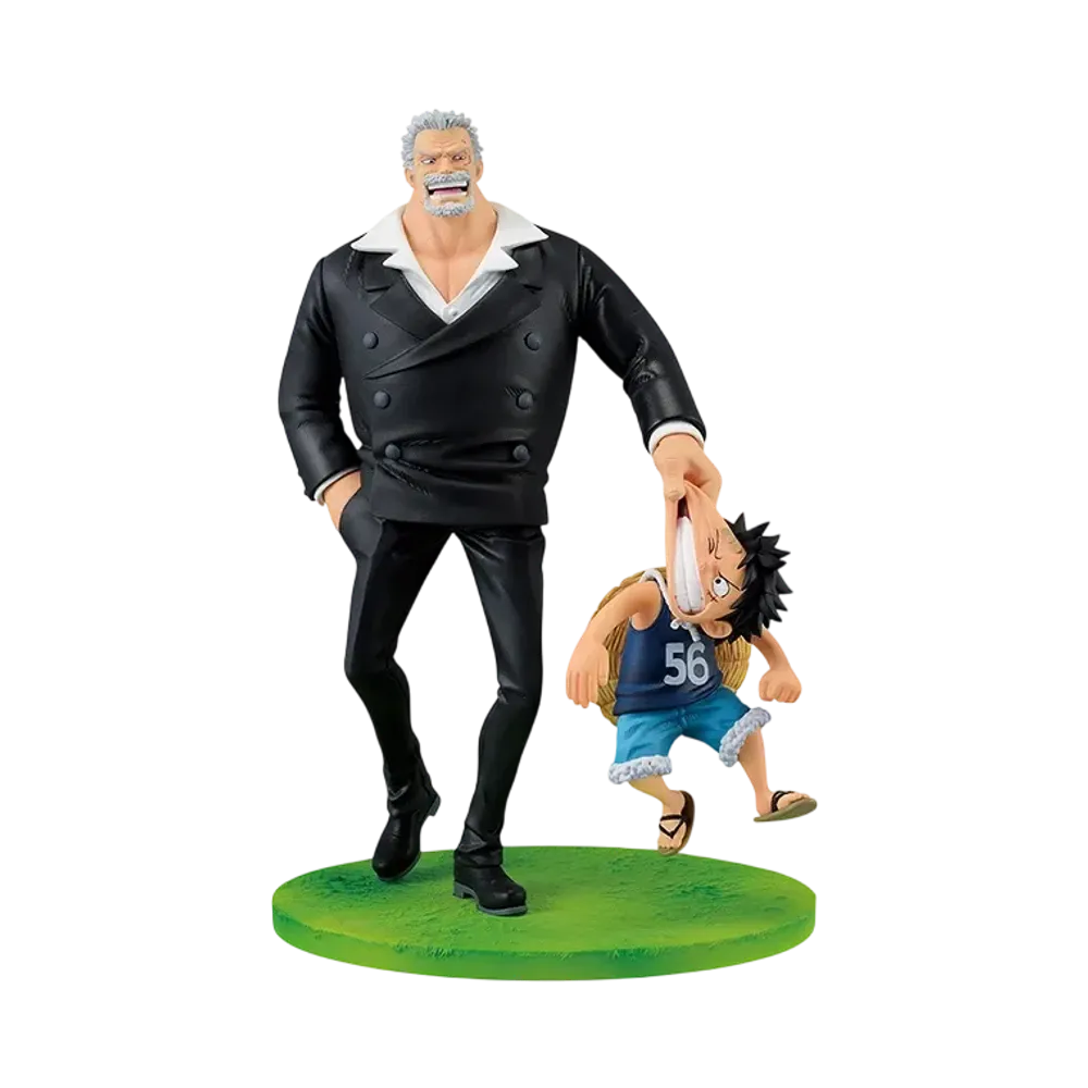 BANDAI "Ichiban Kuji" -One Piece ROAD TO DAWN-Trajectory to Adventure-- B Prize Revible Moment-Monkey D. Luffy & Monkey D. Garp-
