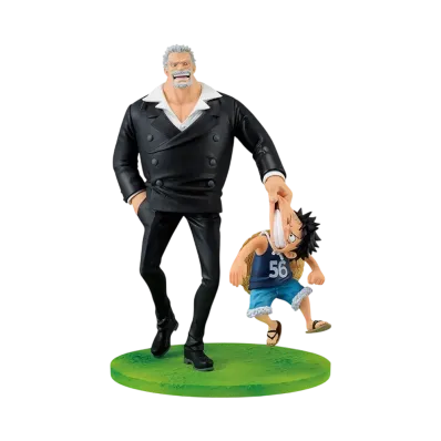 BANDAI "Ichiban Kuji" -One Piece ROAD TO DAWN-Trajectory to Adventure-- B Prize Revible Moment-Monkey D. Luffy & Monkey D. Garp-