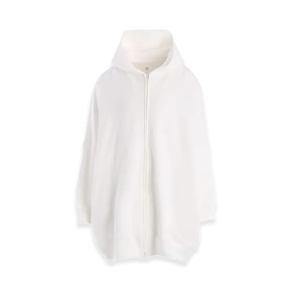 Y's French Terry Hooded Big Jumper "Ivory"