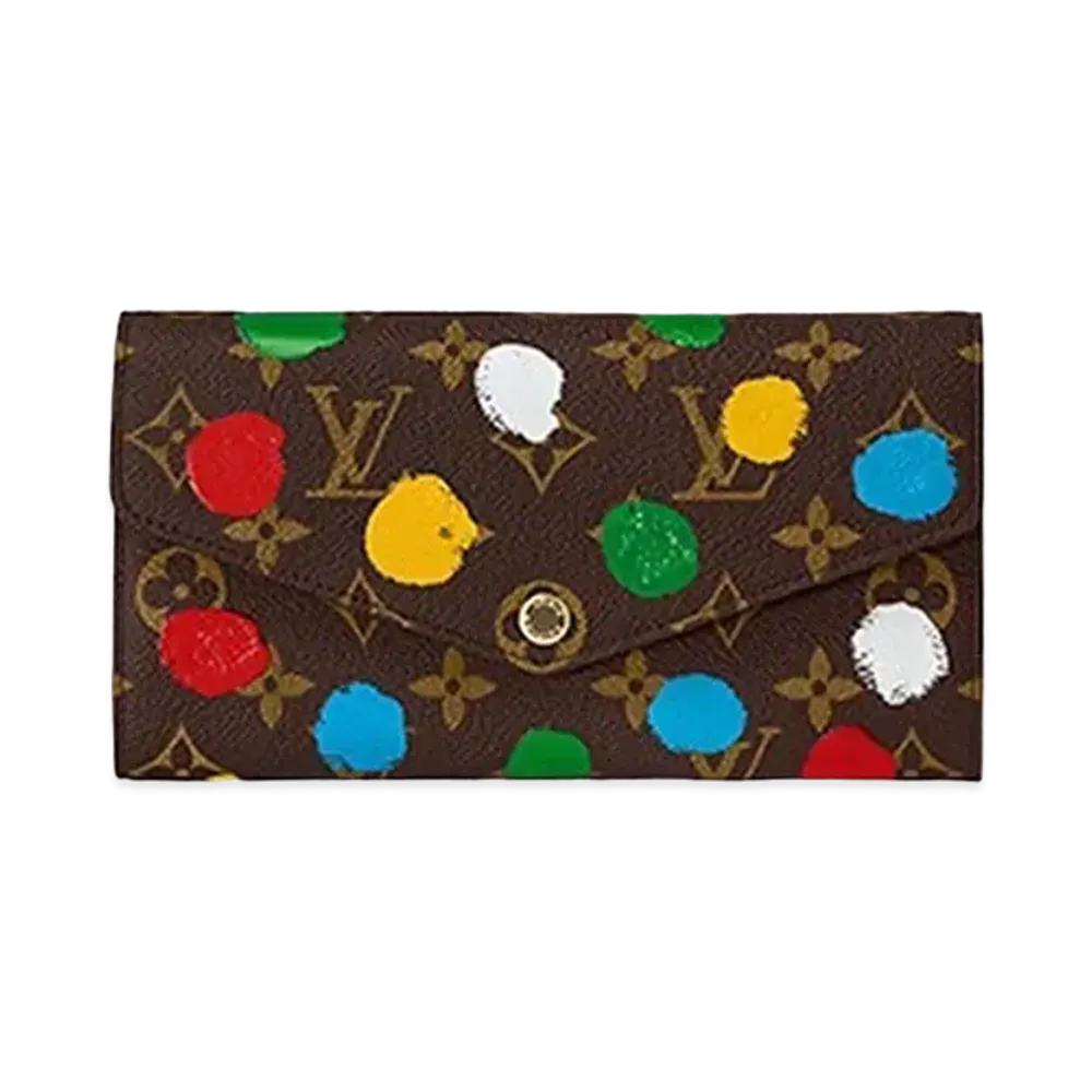 Louis Vuitton x Yayoi Kusama Sarah Wallet Monogram Painted Dots