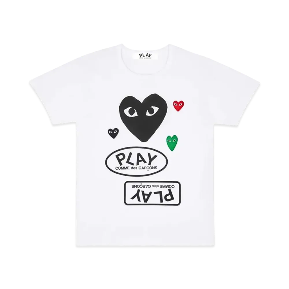 PLAY COMME des GARCONS Tee "White"