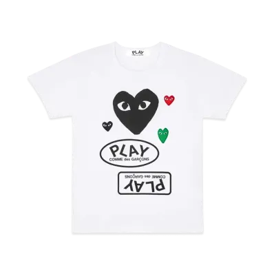 PLAY COMME des GARCONS Tee "White"