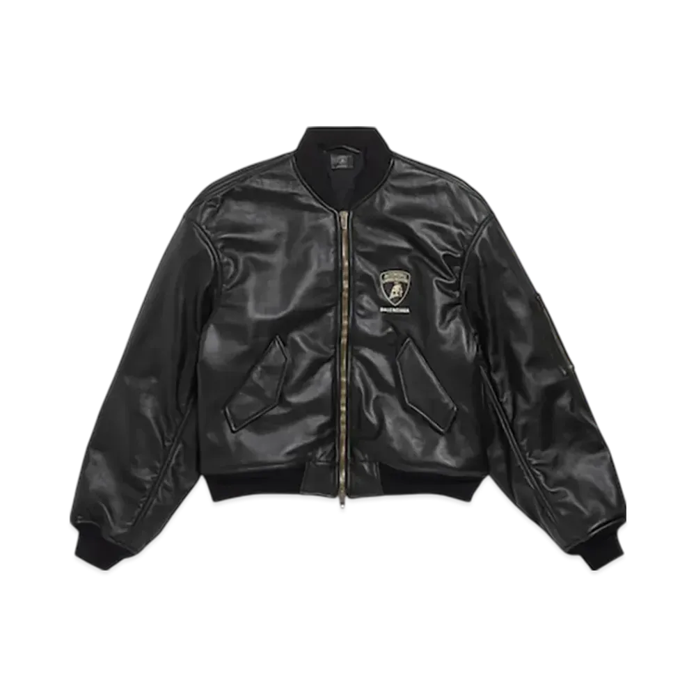 BALENCIAGA Automobili Lamborghini Oversized Bomber "Black"