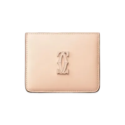 Cartier Simple Card Holder Double C de Cartier "Powder Pink"