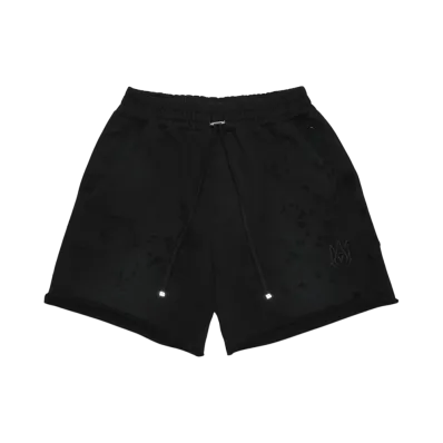 AMIRI MA SHOTGUN EMBROIDERED SHORT "BLACK"