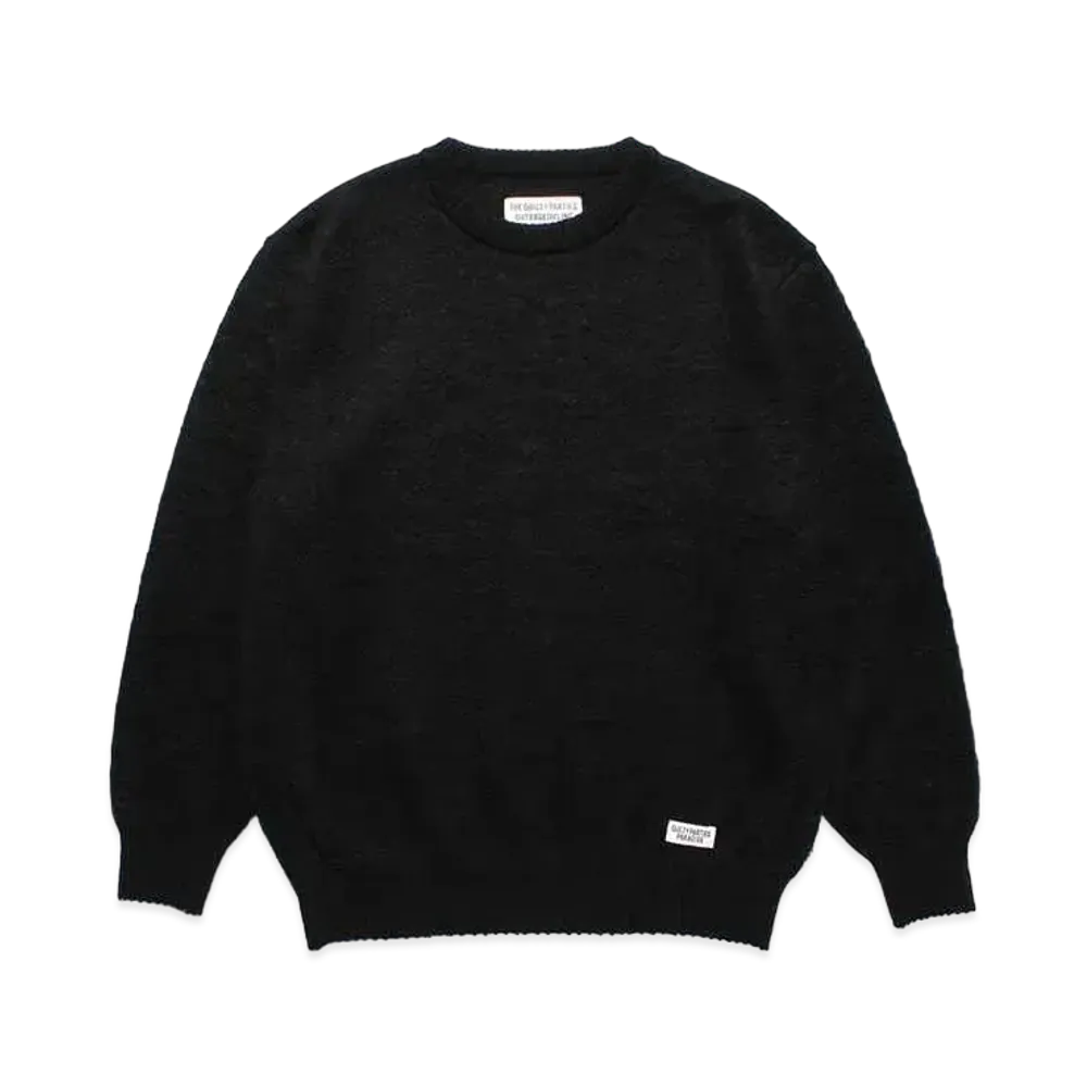 WACKO MARIA Mohair Knit Sweater "Black"