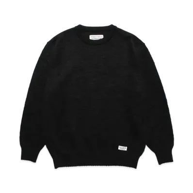 WACKO MARIA Mohair Knit Sweater "Black"
