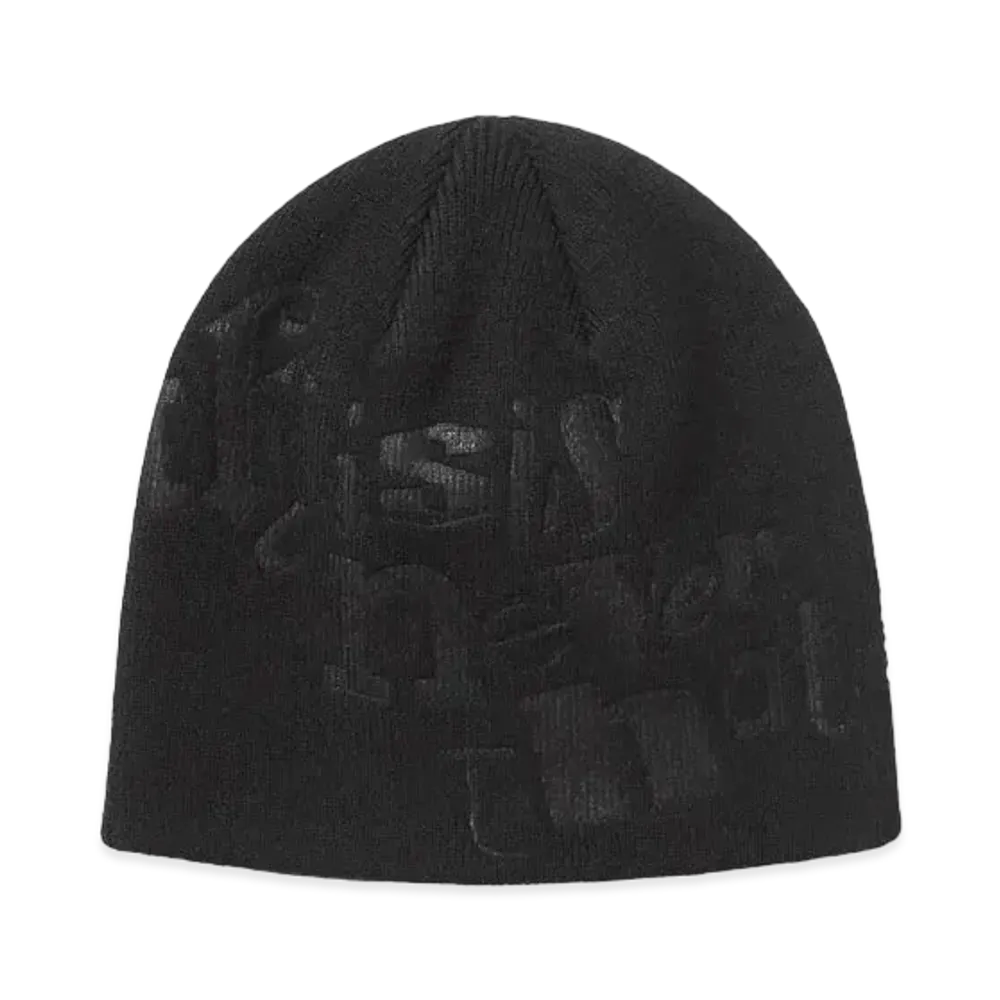 thisisneverthat Debossed No Cuff Beanie "Black"