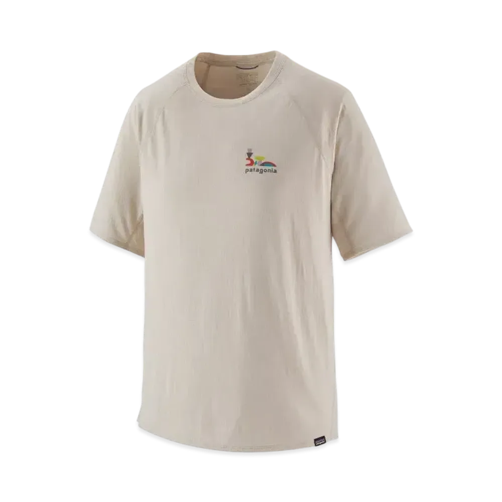 Patagonia Men's Cap Cool Trail Graphic Shirt "Pumice"