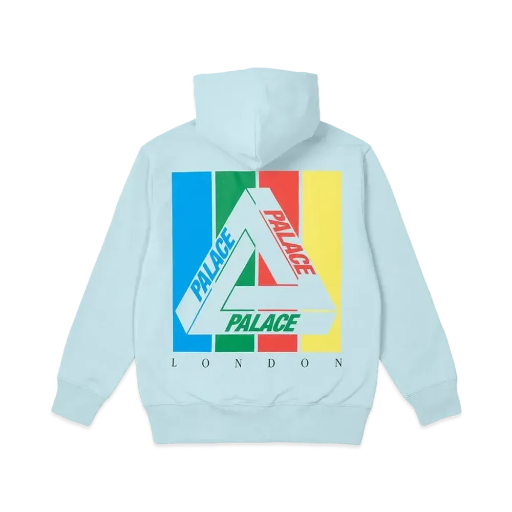 PALACE TRI-EMB HOOD "Blue"