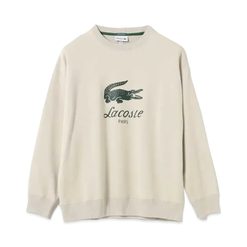 BEAMS LACOSTE for BEAMS / Custom Logo Sweatshirt "Buq/Hammam"