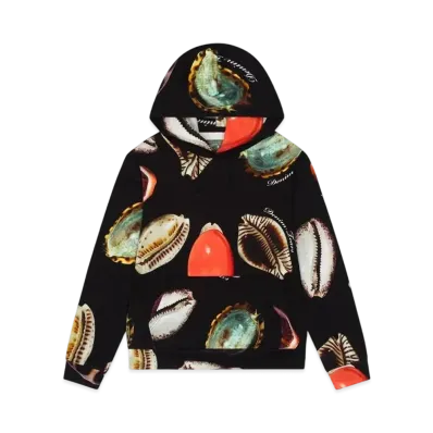 DENIM TEARS Shell Hoodie "Black"