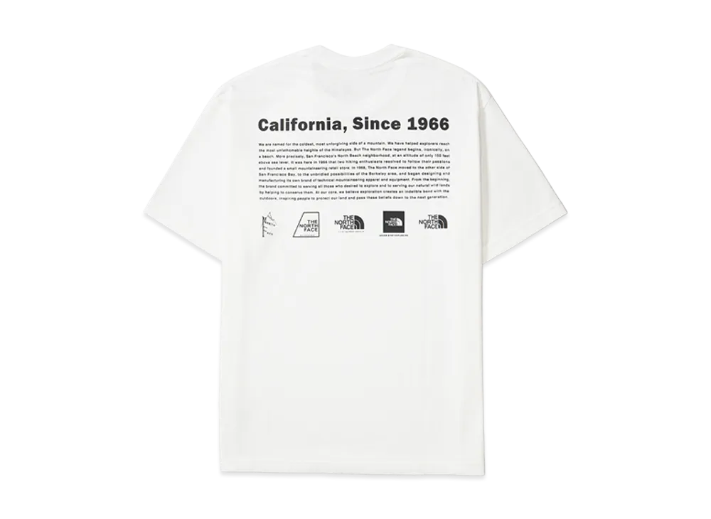The North Face Short Sleeve Historical Logo Tee "White"