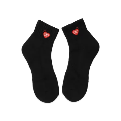 HUMAN MADE SHORT PILE SOCKS "Black"