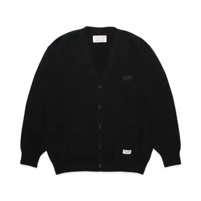 WACKO MARIA Classic Knit Cardigan "Black"